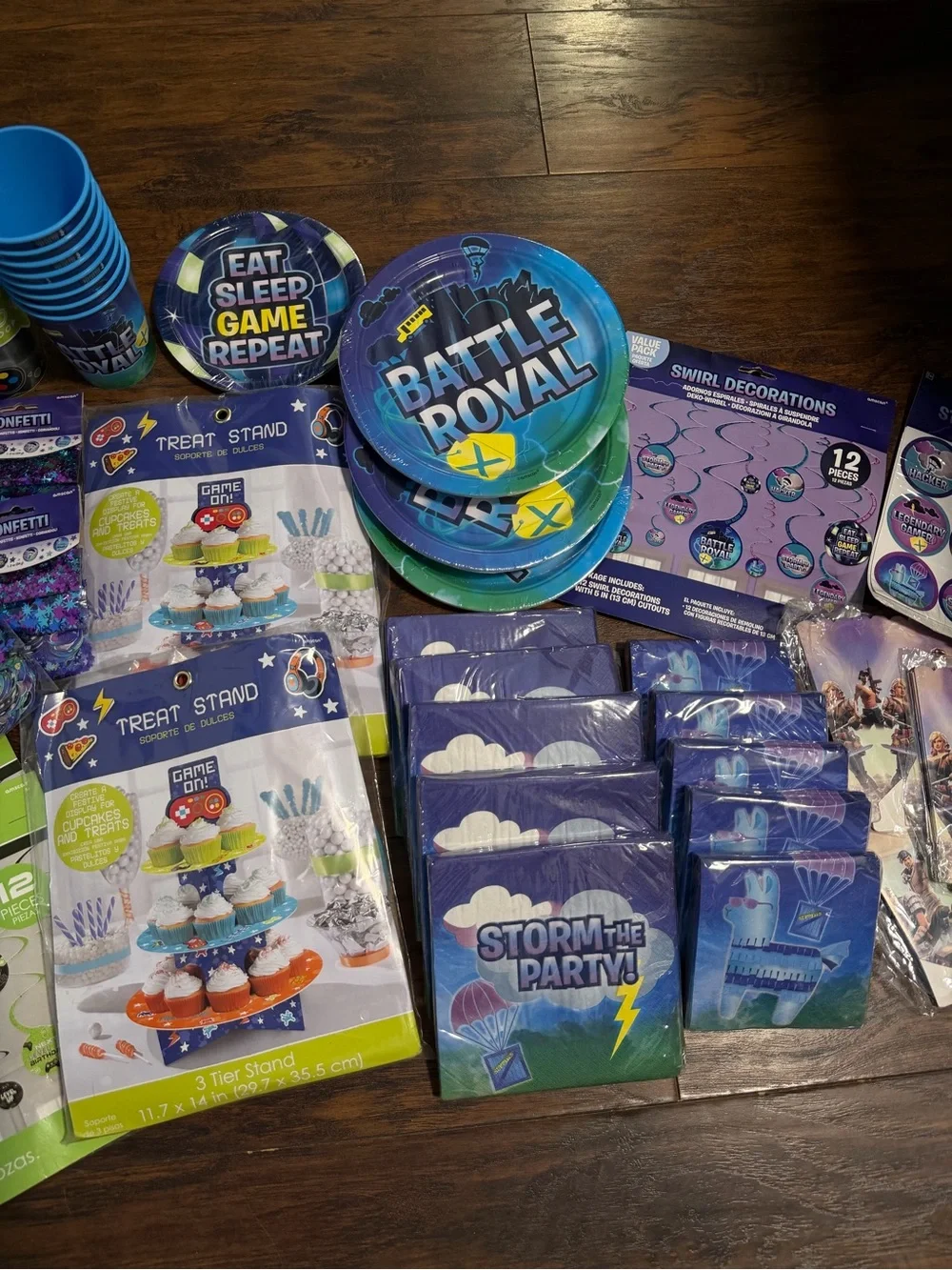 Fortnite & Gaming Birthday Party Supplies Bundle